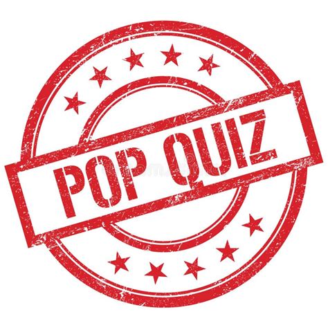 Pop Quiz Cartoon