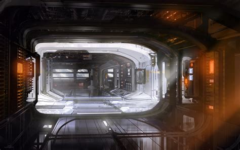 sparth - Halo 4 - space station interior.