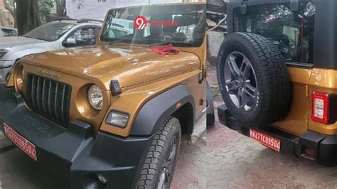 2023 Mahindra Thar spotted wearing FRESH paint, looks unique: Check here | Auto News | Zee News