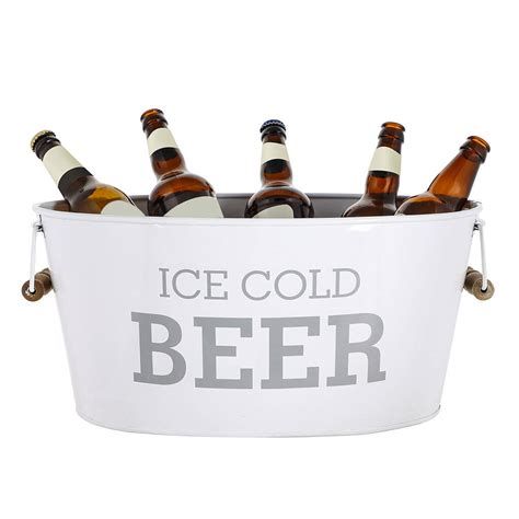 Personalised Ice Cold Beer Bottle Cooler Bucket By Dibor | notonthehighstreet.com