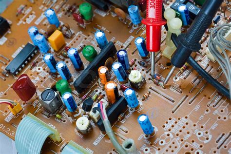 verification testing of electronic boards | Stock image | Colourbox