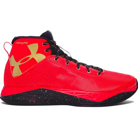 Under Armour Men's Ua Fireshot Basketball Shoes in Red for Men | Lyst