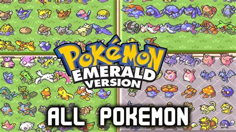 Pokémon Ruby/Sapphire/Emerald - ALL 386 Pokémon in PC (Complete Pokédex ...