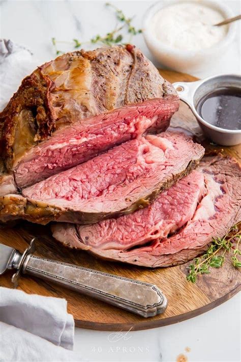 Easy Prime Rib with Au Jus Recipe and Perfect Creamy Horseradish Sauce - 40 Aprons