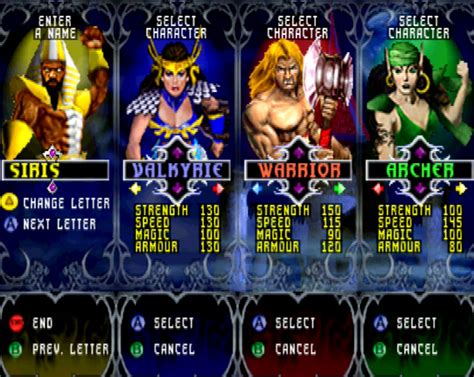 gauntlet-legends-n64-character-select.jpg | EN World Tabletop RPG News & Reviews