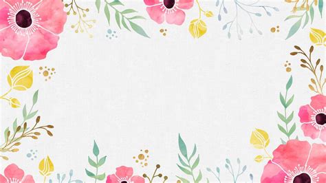 Watercolor Flowers Desktop Wallpapers - Top Free Watercolor Flowers Desktop Backgrounds ...