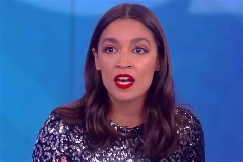 AOC wears rented luxe designer dress on 'The View'