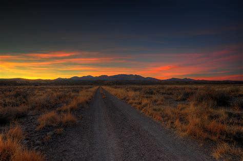 Desert road sunset- HDR | www.ryanaskren.com My Blog Join me… | Flickr