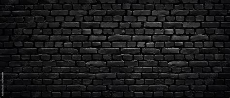 Texture of a perfect black brick wall as background or wallpaper Stock ...