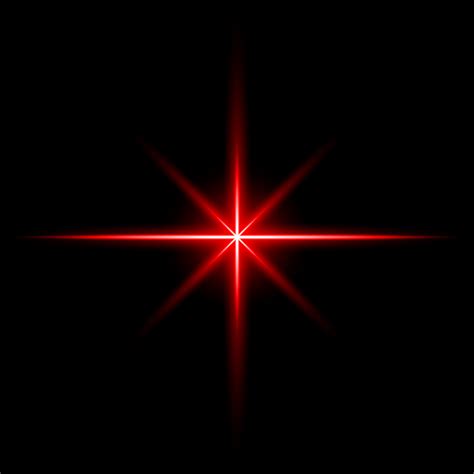 Lens Flare Red glow light ray effect illuminated 4939942 Vector Art at Vecteezy