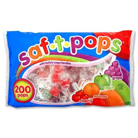 Saf-t-Pops 200 count Bag | Safety Pop Loop Handle | SweetServices.com