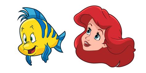 Ariel And Flounder Png