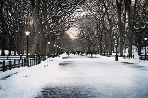 Central Park Winter Scenes Wallpapers - Wallpaper Cave