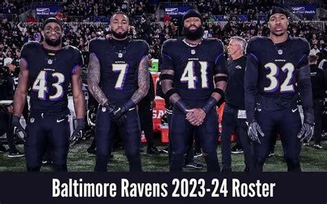 Baltimore Ravens 2023-24 Roster & Players - OT Sports