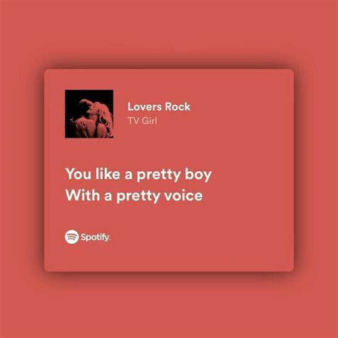 spotify lyrics tv girl Spotify lyrics TV Girl lovers rock Pretty Lyrics, Just Lyrics, Meaningful ...