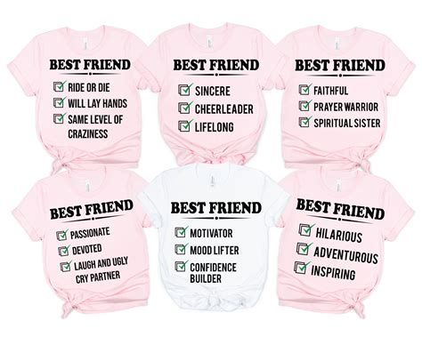 Best Friend Matching Shirt. Best Friend Matching Shirts. Personalized Shirts. Girls Trip. Funny ...