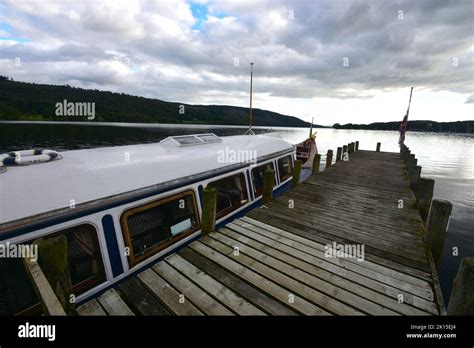 Steam Yacht Gondola Coniston Lake District Stock Photo - Alamy