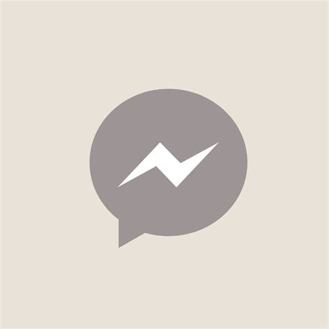 Facebook Messenger App Icon | Iphone wallpaper tumblr aesthetic, Iphone icon, App icon design