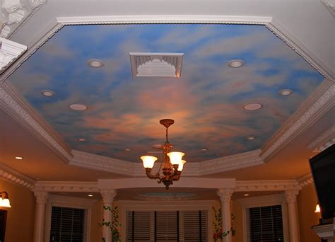 Ceiling Murals Sky : 3d Ceiling Murals Wallpaper Custom Photo Non Woven Murals ... : Cherub ...