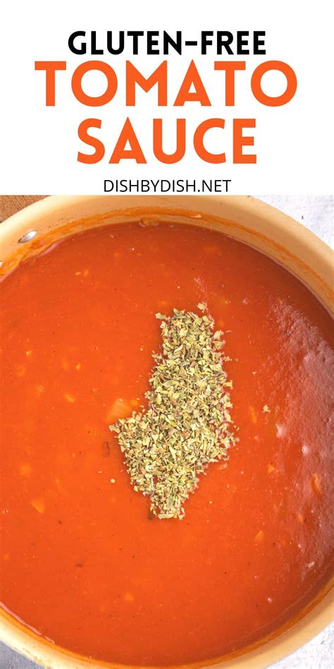 Easy Homemade Gluten-Free Tomato Sauce (Vegan) - Dish by Dish