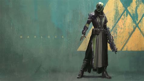 Download A Warlock from Destiny 2, ready for action. Wallpaper | Wallpapers.com