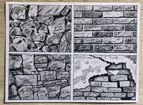 How To Draw Stone Texture | Images and Photos finder