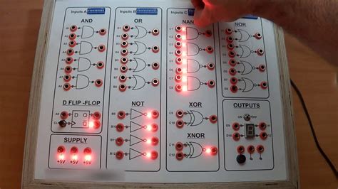 Logic Gate Training Board - DIY - YouTube