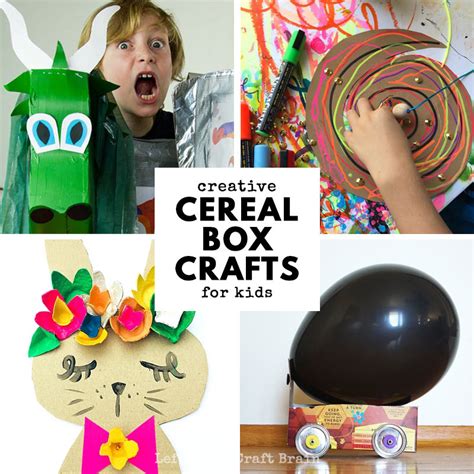 30+ Super Creative Cereal Box Crafts and Projects for Kids - Left Brain Craft Brain