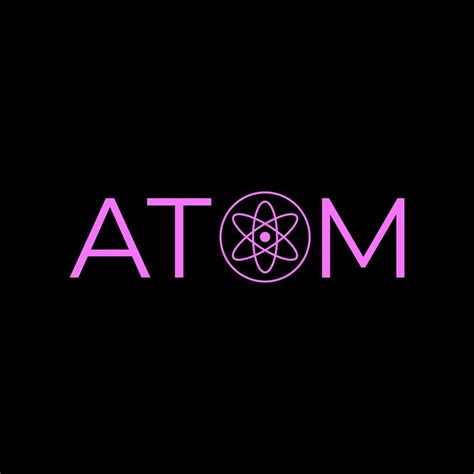 Atom logo modern elegant free vector 17226556 Vector Art at Vecteezy