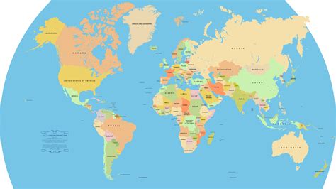 Vector World Map: A free, accurate world map in vector format