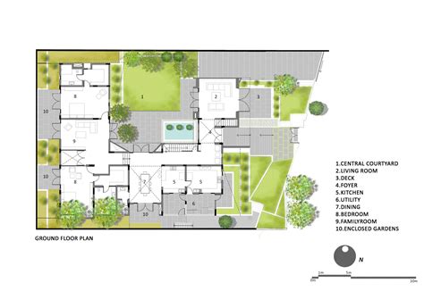 Roman Villa Plans Courtyard