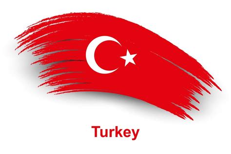 Turkey flag illustration in vector design 20818361 Vector Art at Vecteezy