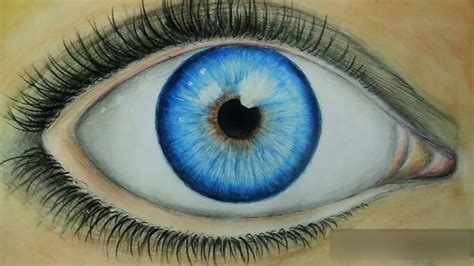 Blue Eye Drawing