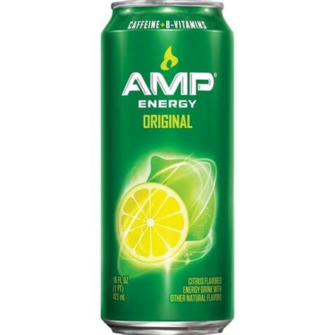 Buy Wholesale Canada Amp Energy Original Citrus Energy Drink 16 Fl Oz 12 Count Cans & Amp Energy ...