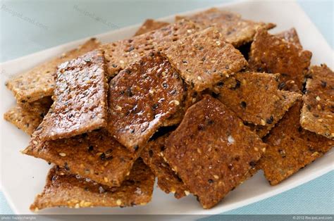 Whole Grain 5 Seed Crackers Recipe