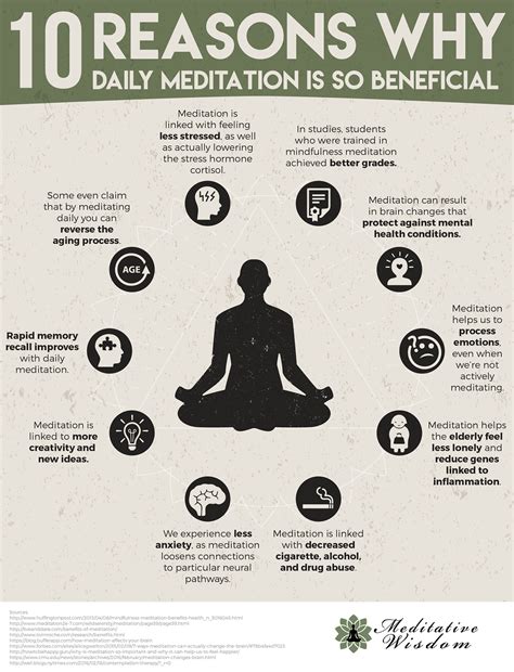 10 Reasons Why Daily Meditation is so Beneficial #Infographic #Meditation | Meditation benefits ...