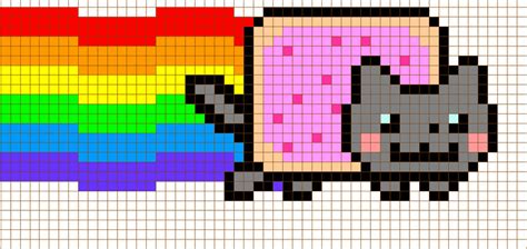 Nyan Cross Stitch Pattern by moonprincessluna on DeviantArt