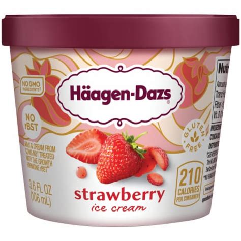 Haagen Dazs® Strawberry Ice Cream Cup, 3.6 fl oz - Ralphs