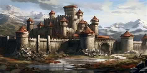 Medieval Castle Concept Art