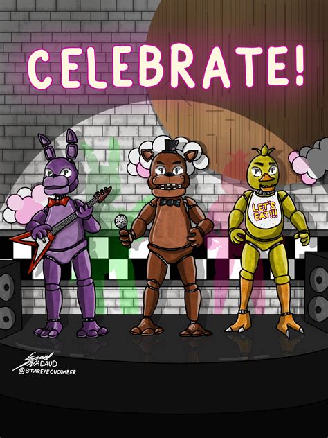 ArtStation - FNAF Celebrate! Poster (Fan art)