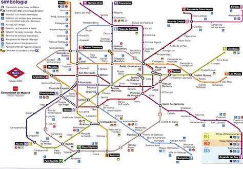 Madrid Metro Map Pdf - Tourist Map Of English