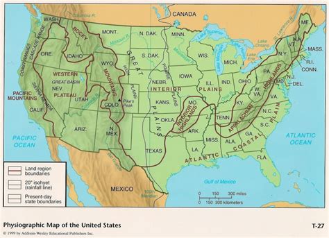 Map Of Us Rivers And Mountains Us Physical Map Unique Us Physical | Printable Us Map With ...