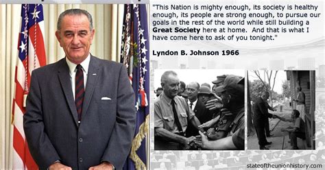 State of the Union History: 1966 Lyndon B. Johnson - The Great Society ...