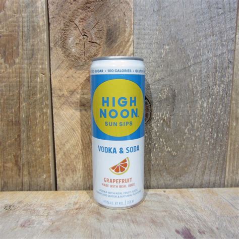 High Noon Vodka and Soda Grapefruit (Single Can) 355ml - Oak and Barrel