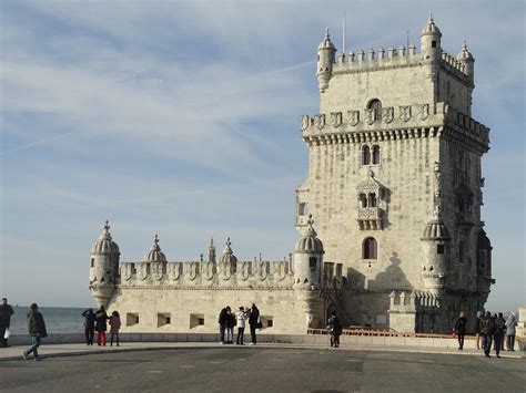 1519.Belem Tower.Tower of Belém in Lisbon. Portugal.Manueline architecture, or Portuguese Late ...