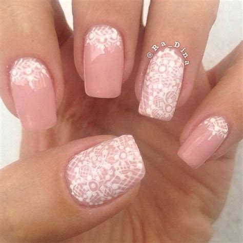 50 Lovely Pink and White Nail Art Designs | Styletic