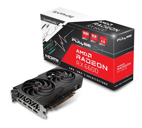 Buy Sapphire 11310-01-20G Pulse AMD Radeon RX 6600 Gaming Graphics Card with 8GB GDDR6, AMD R 2 ...