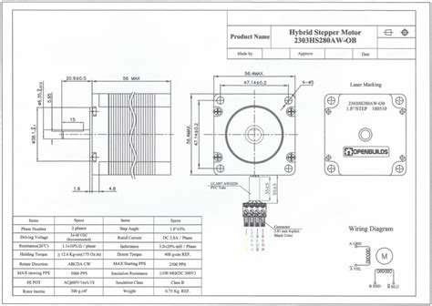 NEMA 23 Stepper Motor - OpenBuilds Part Store