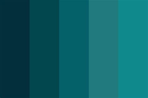 turquoise colour palette - Google Search | Teal color palette ...