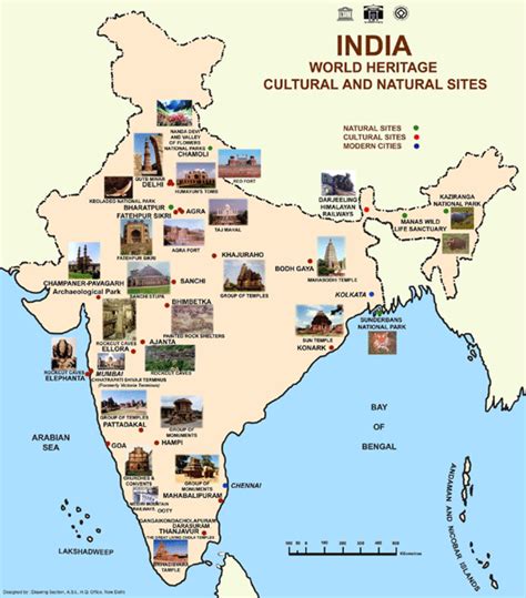 World heritage sites in India: Know List of 40 Heritage Sites